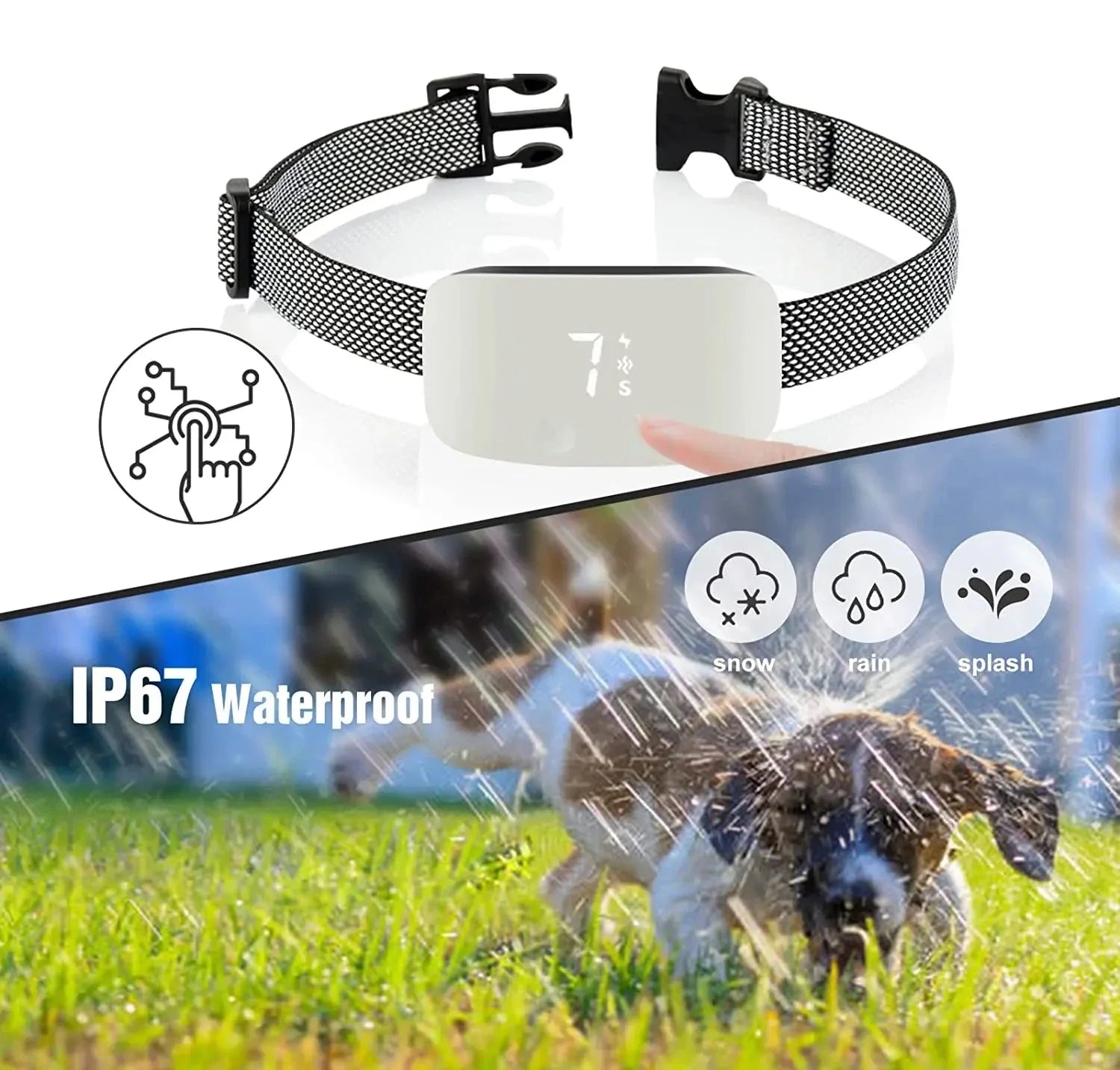 Blackie | Rechargeable Waterproof Training Collar for Dogs