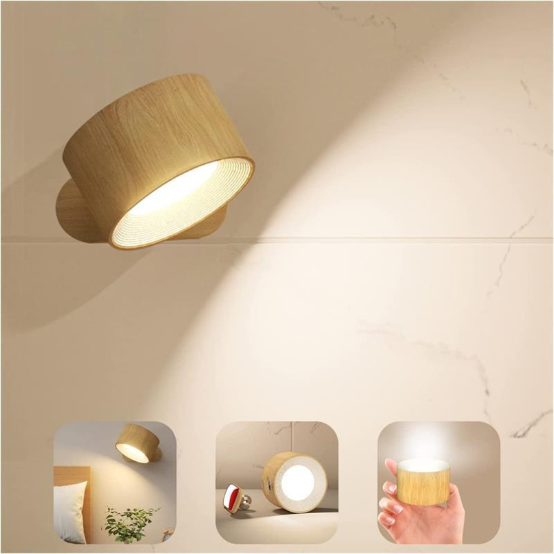 FlexiLamp | Wireless Rechargeable 360° Wall Lamp