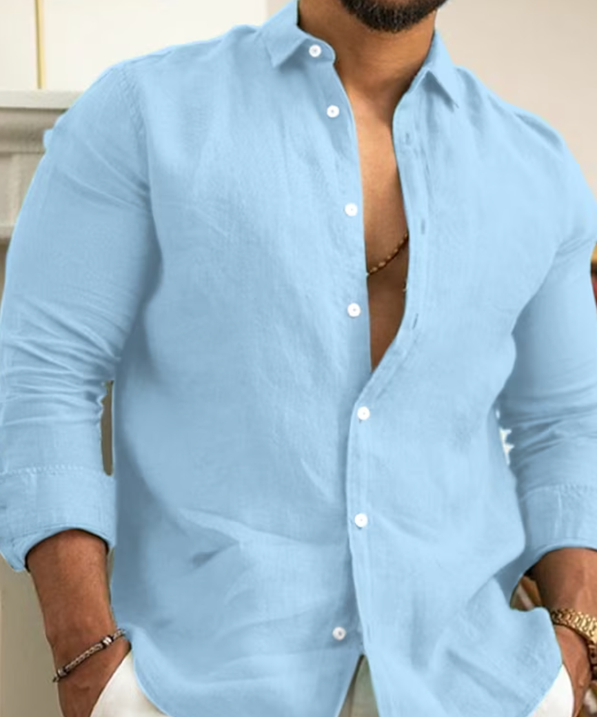 ELIJAH | Stylish Linen Shirt