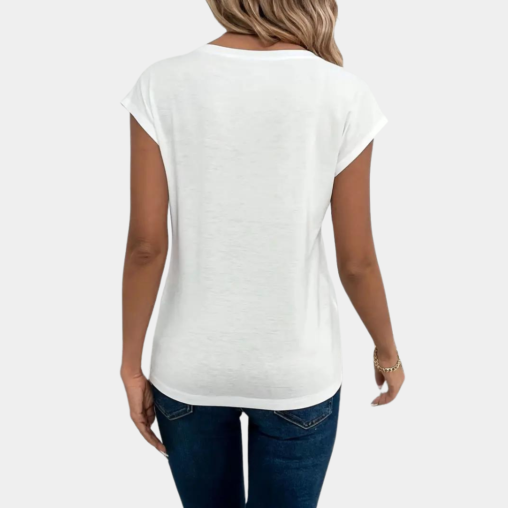 KATHY | Casual Women's Top with V-Neck