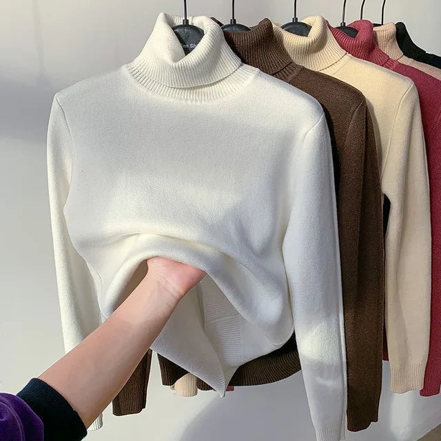 SILVY | Turtleneck Sweater Fleece Lined