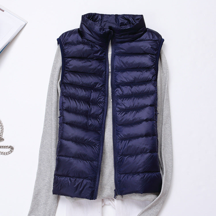 Saint Cantelle Bodywarmer | Warm lightweight down sleeveless vest for women