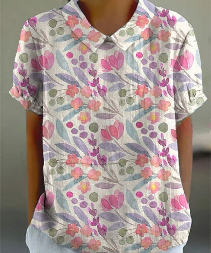 FLORA | Floral Shirt with flowers