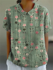 FLORA | Floral Shirt with flowers