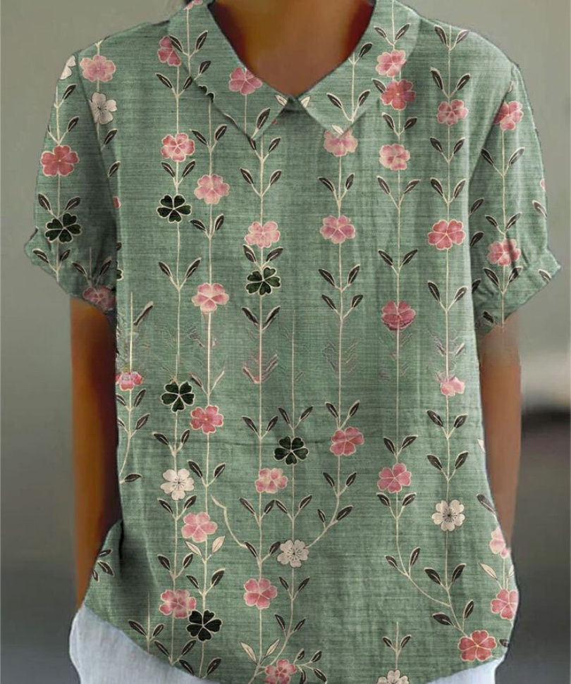 FLORA | Floral Shirt with flowers