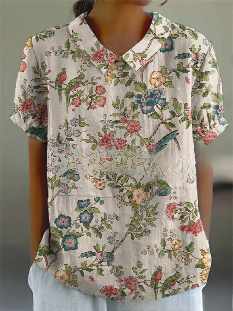 FLORA | Floral Shirt with flowers