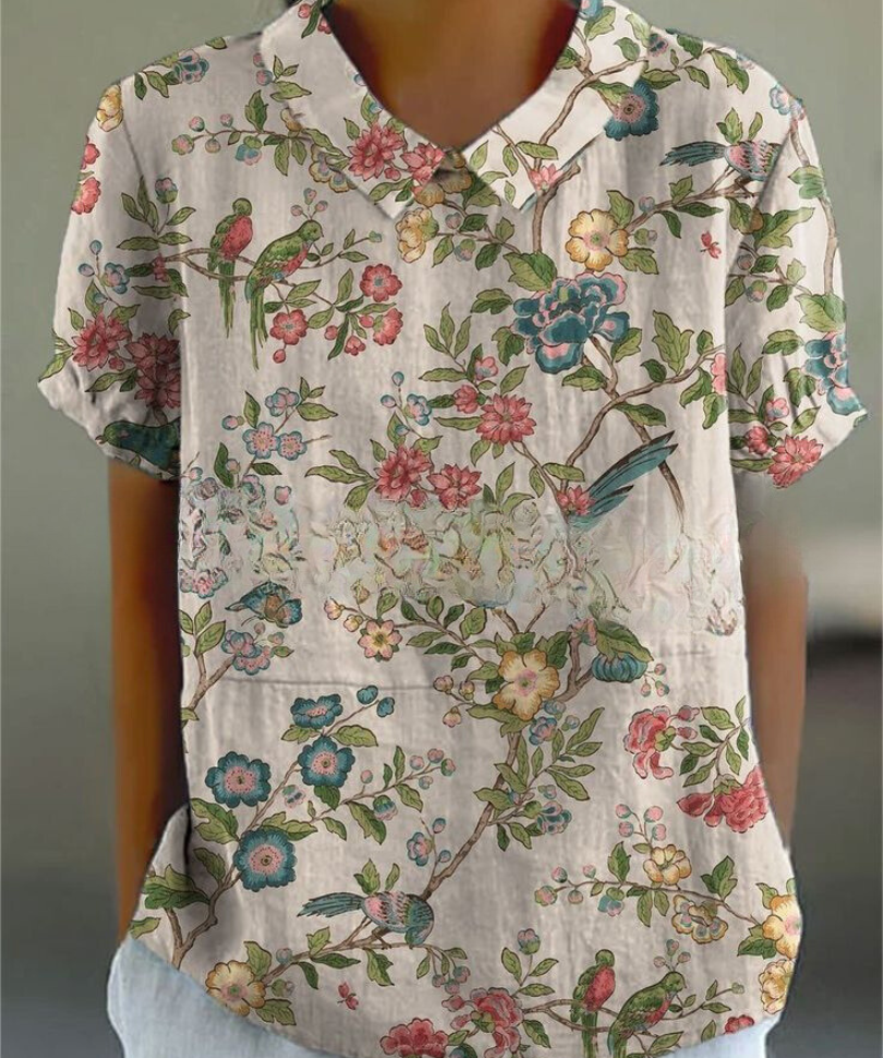 FLORA | Floral Shirt with flowers