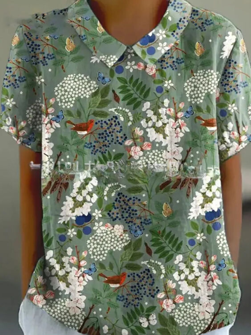 FLORA | Floral Shirt with flowers