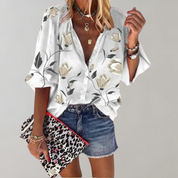 DELILAH | Elegant Floral Print Blouse