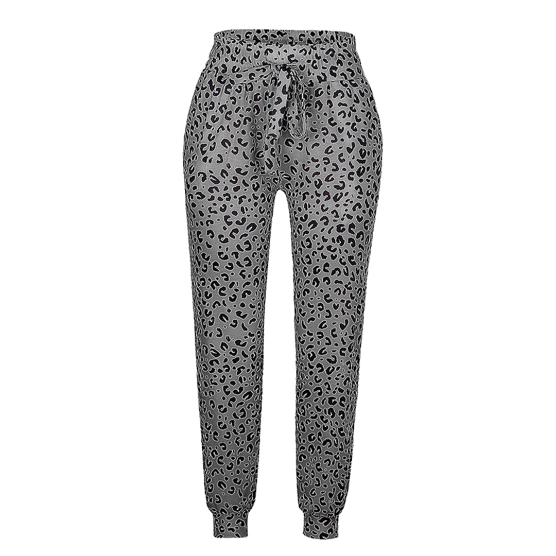 Talia | Comfy Leopard Print Trouser