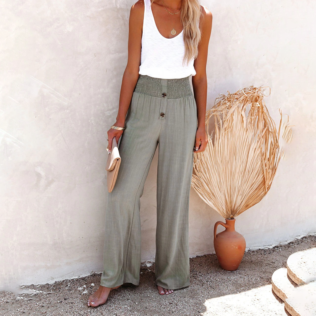 Vicky | Relaxed High-Waist Loose Pants