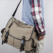 Joris | 14-Inch Canvas Laptop Shoulder Bag