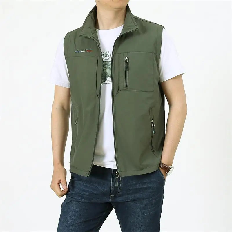 PME Bodywarmer | Stylish lightweight intermediate jacket vest for men with collar