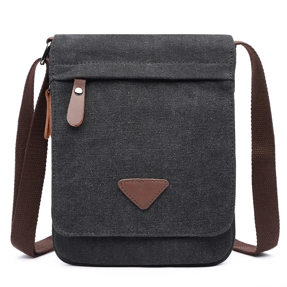 Joris | Retro Canvas Small Messenger Shoulder Bag