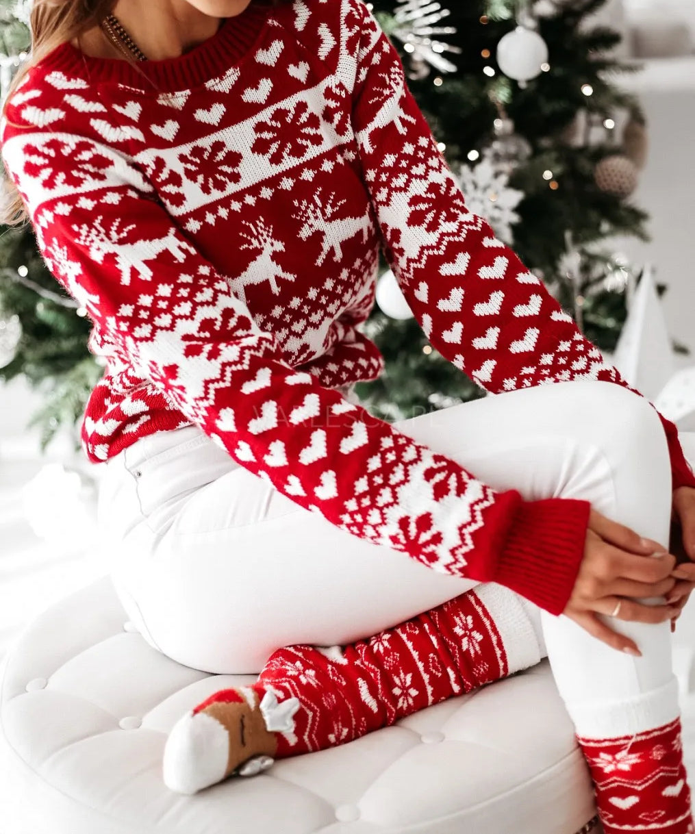 MAYA | Comfy Knitted Christmas Sweater