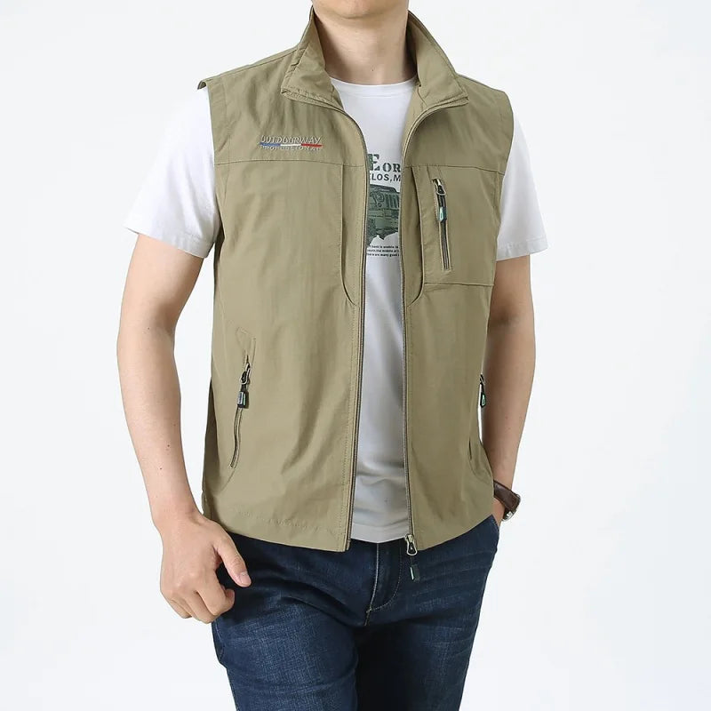 PME Bodywarmer | Stylish lightweight intermediate jacket vest for men with collar