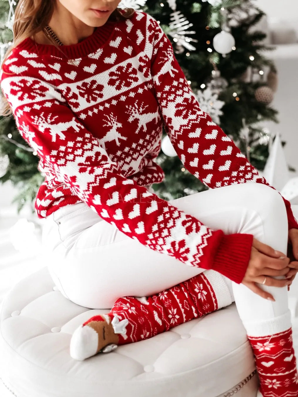 MAYA | Comfy Knitted Christmas Sweater