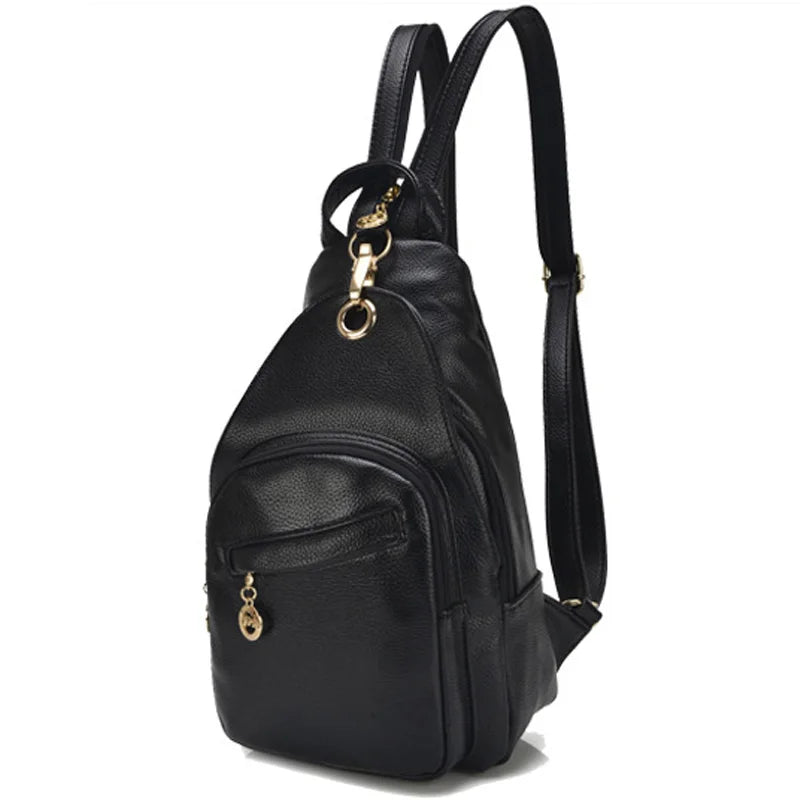 Nina | Women's Waterproof PU Leather Crossbody Sling Bag Backpack