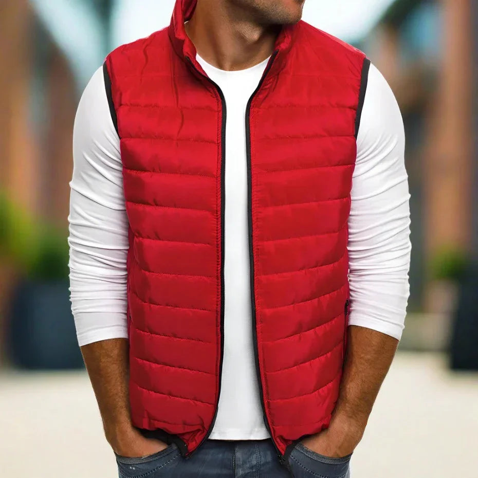 Men's Ultra-Light Bodywarmer | Sporty Quilted Vest for Men