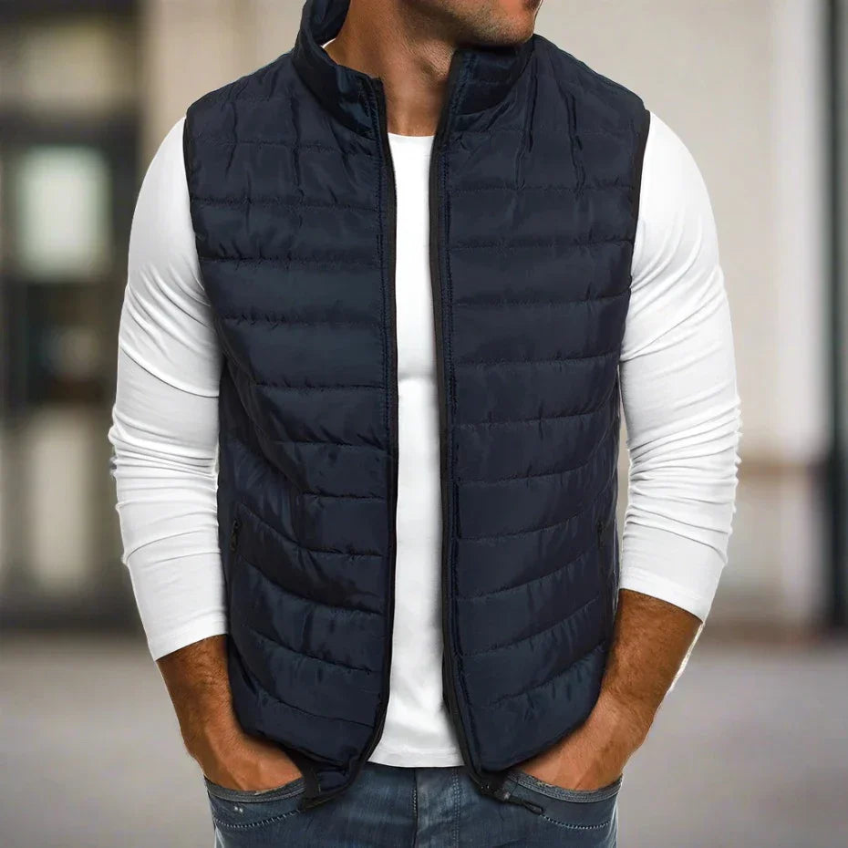 Men's Ultra-Light Bodywarmer | Sporty Quilted Vest for Men