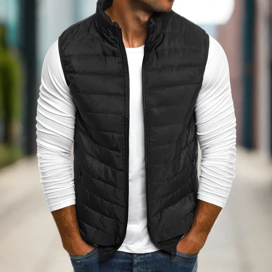 Men's Ultra-Light Bodywarmer | Sporty Quilted Vest for Men