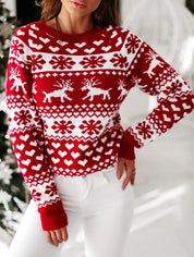 MAYA | Comfy Knitted Christmas Sweater