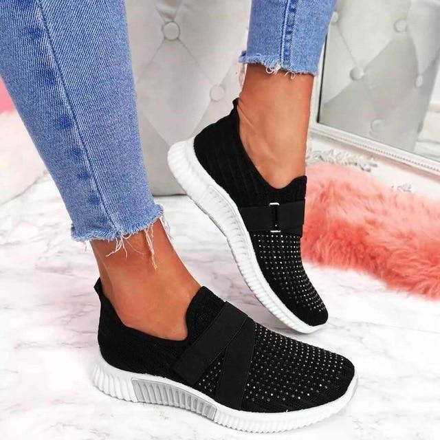 RINA | Slip-On Women's Velcro Sneakers