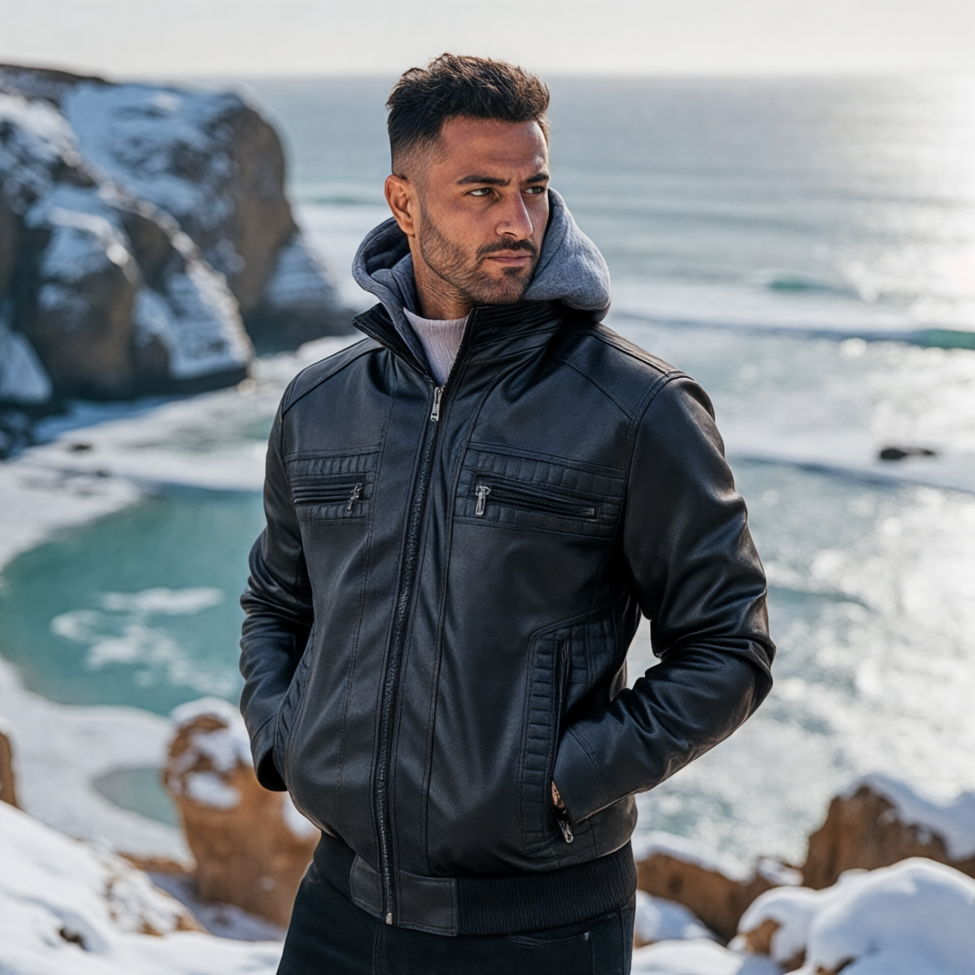 Liam | Bold & Stylish Men's Biker Jacket