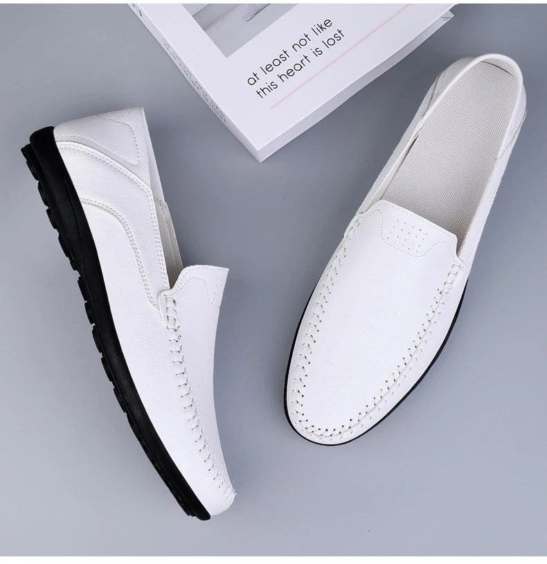 ENZO | Pu Leather Italian Loafers Men