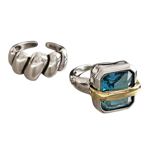 LuxeFusion | Bold Statement Ring for Modern Elegance