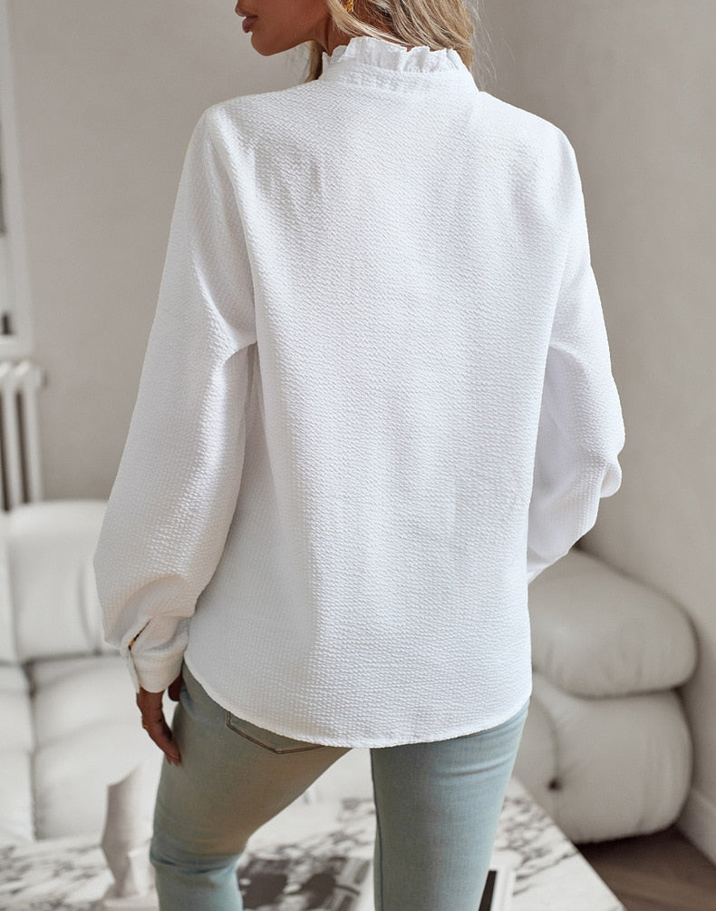 VIOLA | Elegant Long Sleeve Blouse for Women