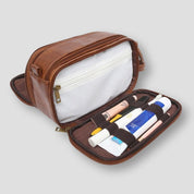 Voyage | Premium Leather Travel Toiletry Bag