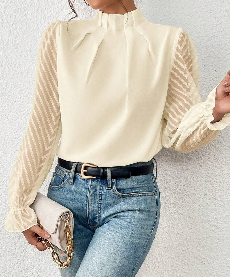 GEORGIA | Casual Turtleneck Blouse