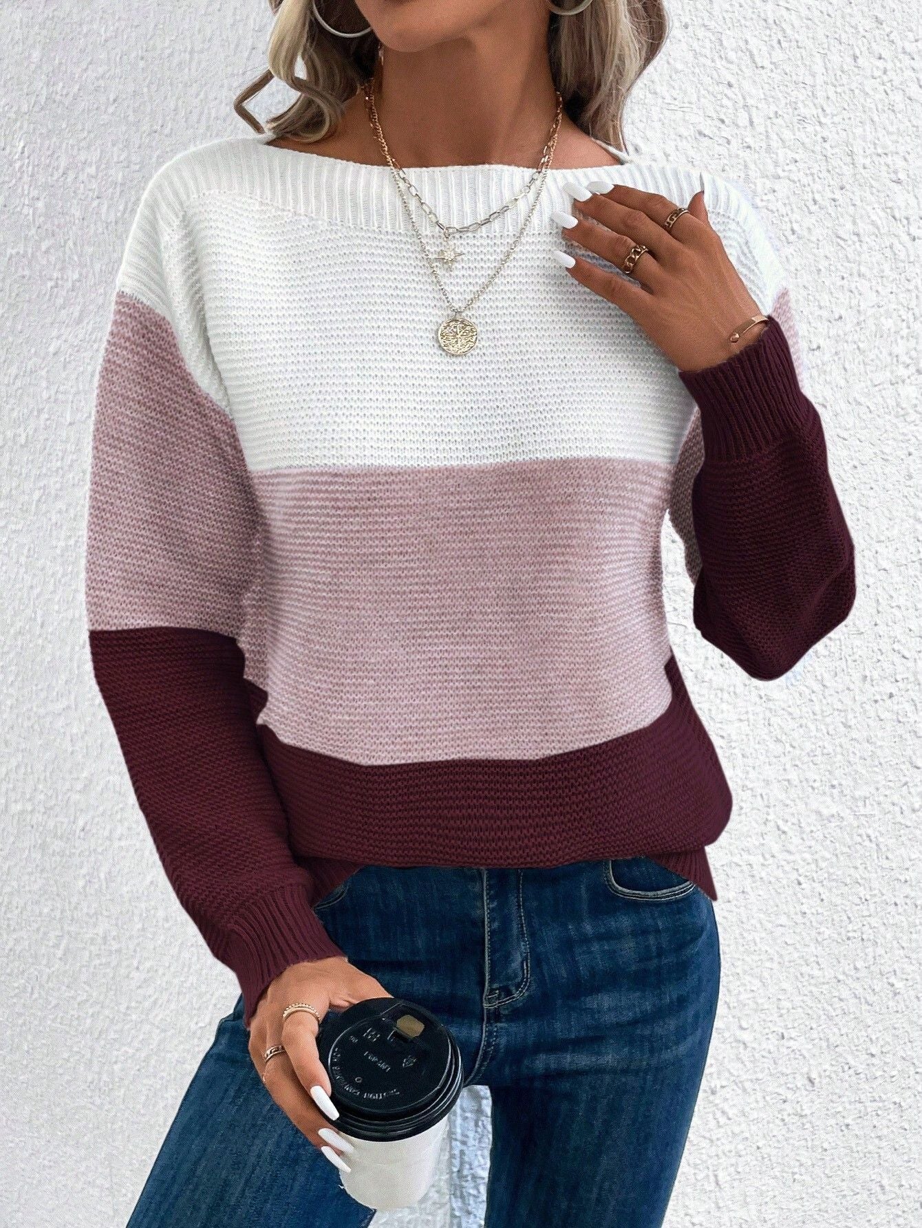 YASMINE | Knitted Sweater Chic