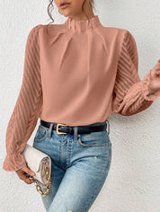 GEORGIA | Casual Turtleneck Blouse