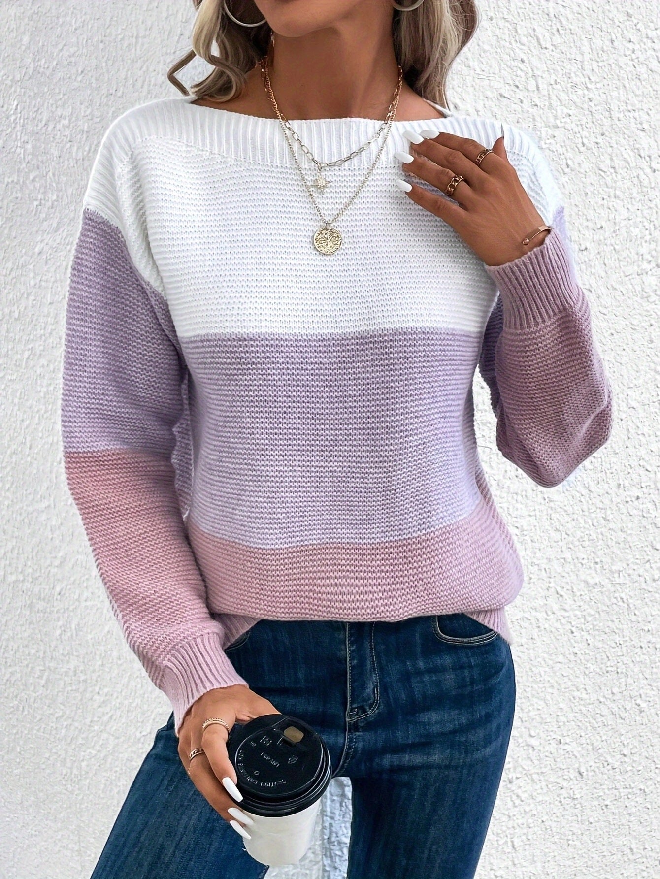 YASMINE | Knitted Sweater Chic