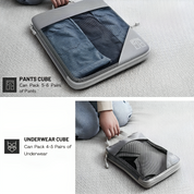 Ultra-Slim Compression Packing Cubes – Space-Saving Travel Organizers