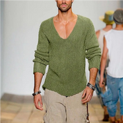 AEROL | Men's Knit V-Neck Sweater