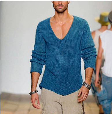 AEROL | Men's Knit V-Neck Sweater