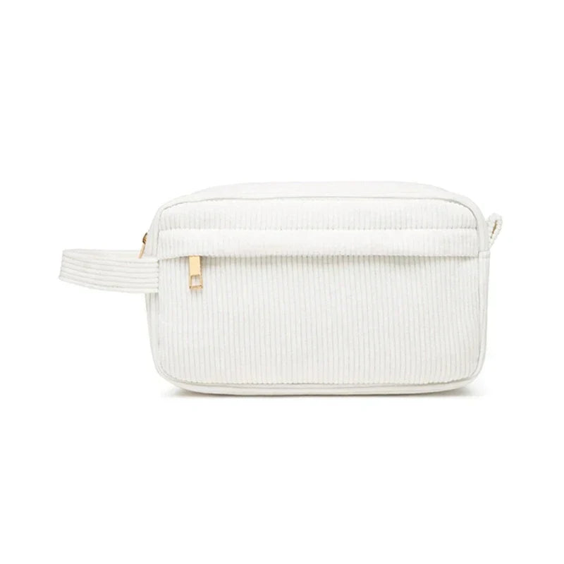 Kamiyah | Soft Cord Cotton Travel Cosmetic Bag