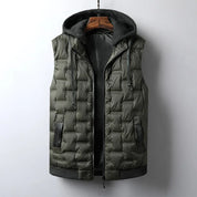 Luca Hooded Bodywarmer | Stylish Quilted Vest for Men