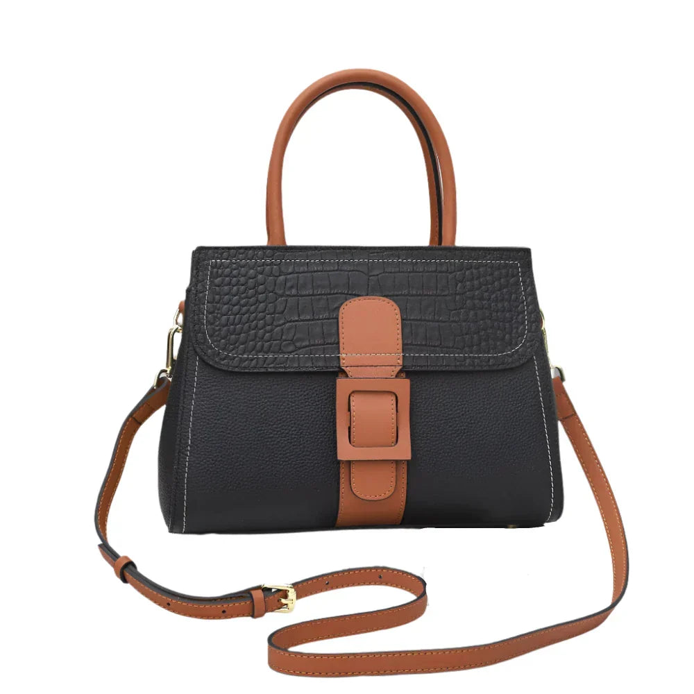 Sophia | Elegant Crocodile Pattern Crossbody Handbag