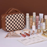 Sophia | Luxury Checked Spacious Cosmetic Organizer