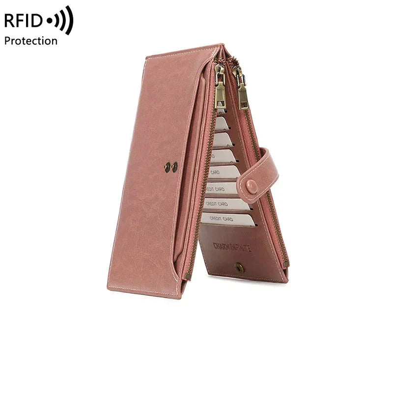 Savanna | RFID-blocking large travel clutch wallet