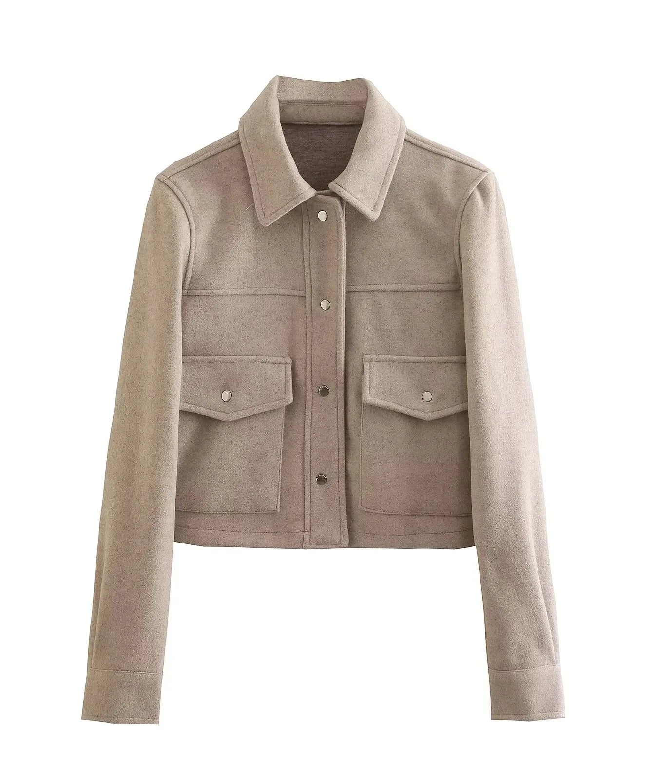 FIONA | Autumn Jacket with Front Pockets Style