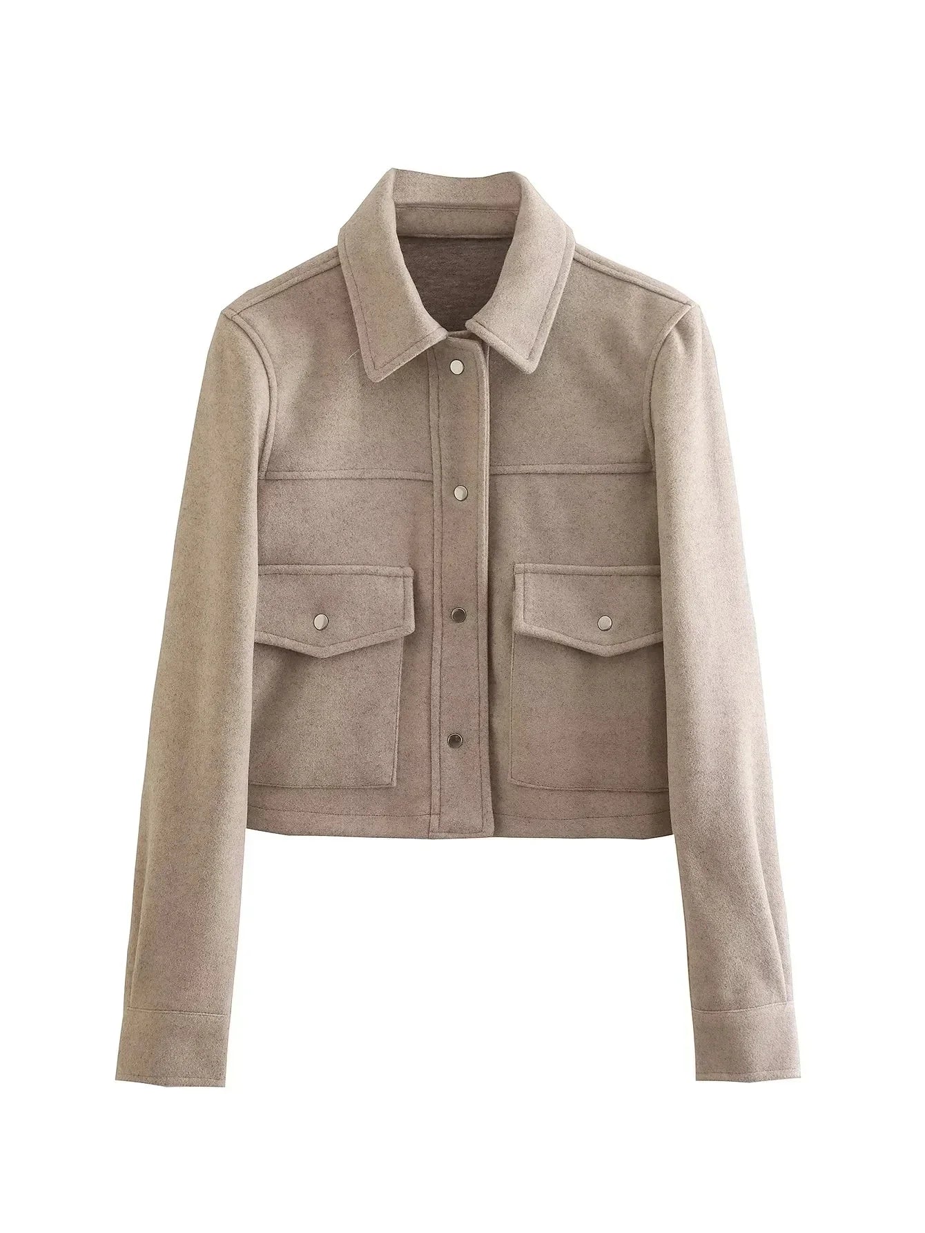 FIONA | Autumn Jacket with Front Pockets Style