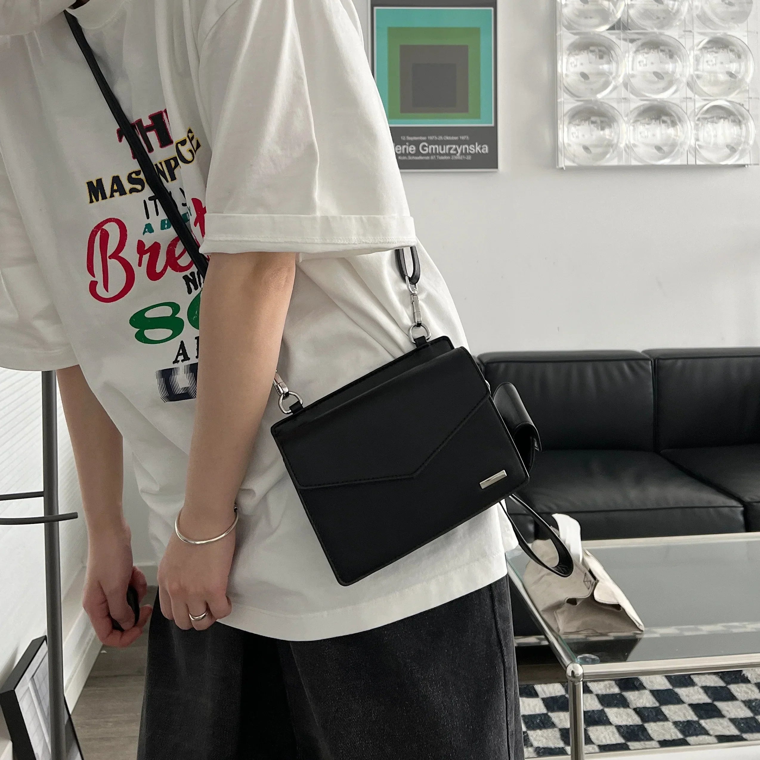 Noah | Casual PU Leather Small Crossbody Sling Bag