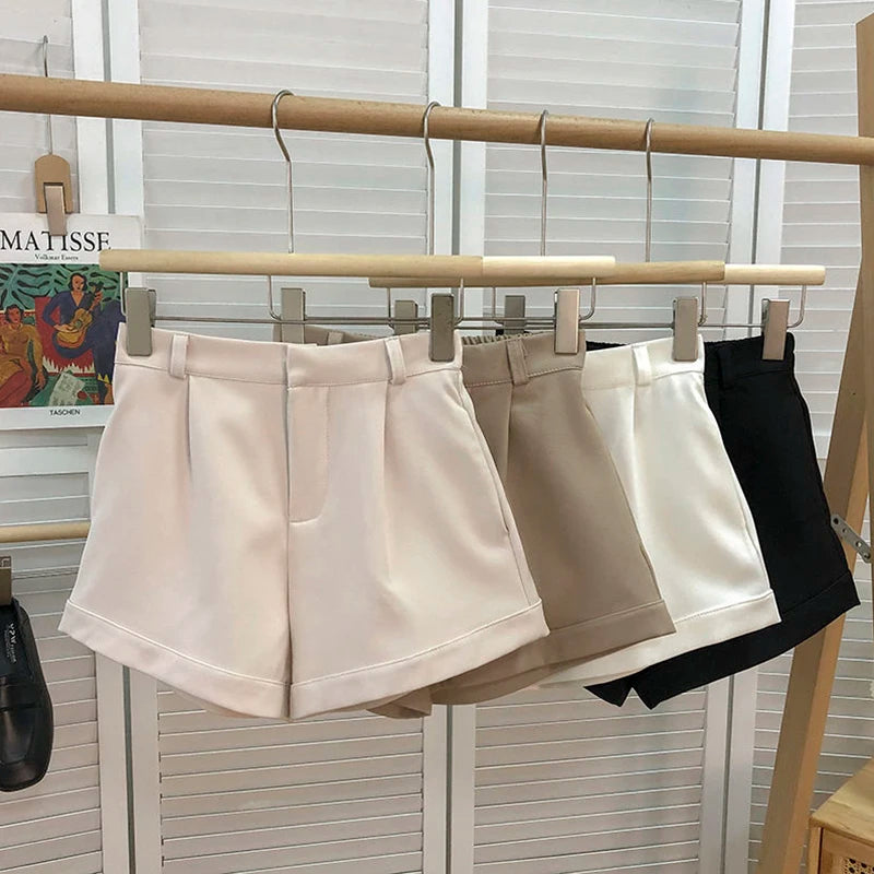 ANDREA | Elegant High Waist Shorts