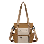 Sophie | Lightweight Canvas Multi-Pocket Shoulder Bag