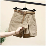 SUZY | Pure Cotton A-line Casual Shorts for Women